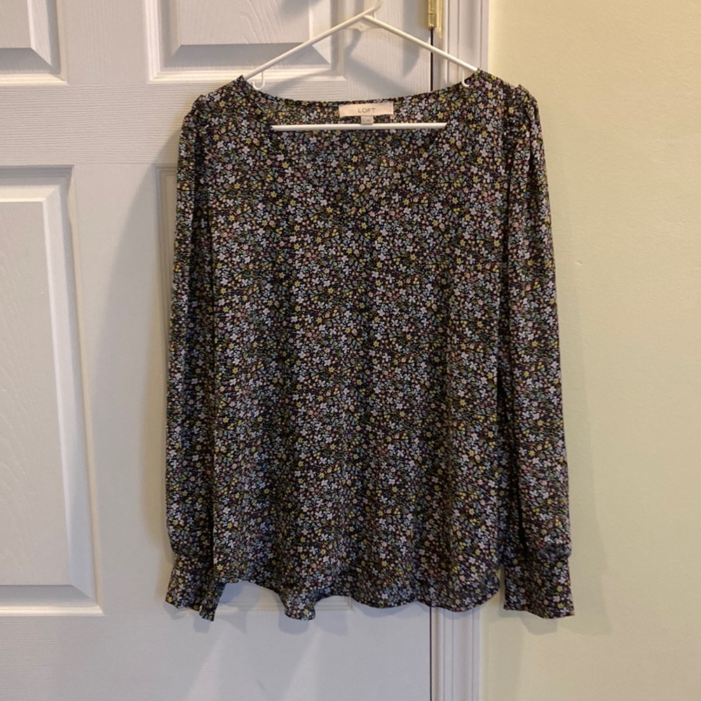 Loft V Neck Blouse